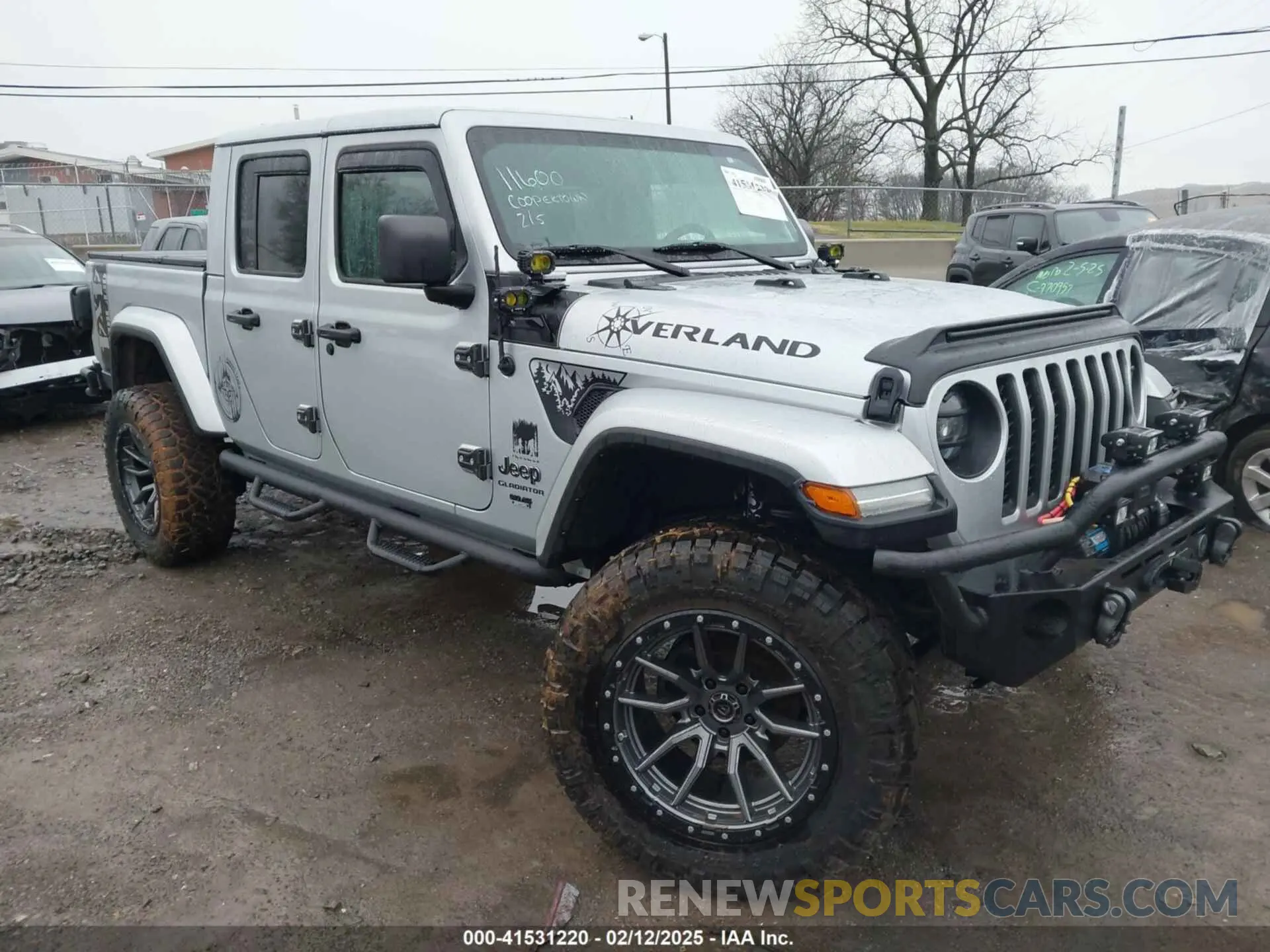 1 Photograph of a damaged car 1C6HJTFG6NL115527 JEEP GLADIATOR 2022