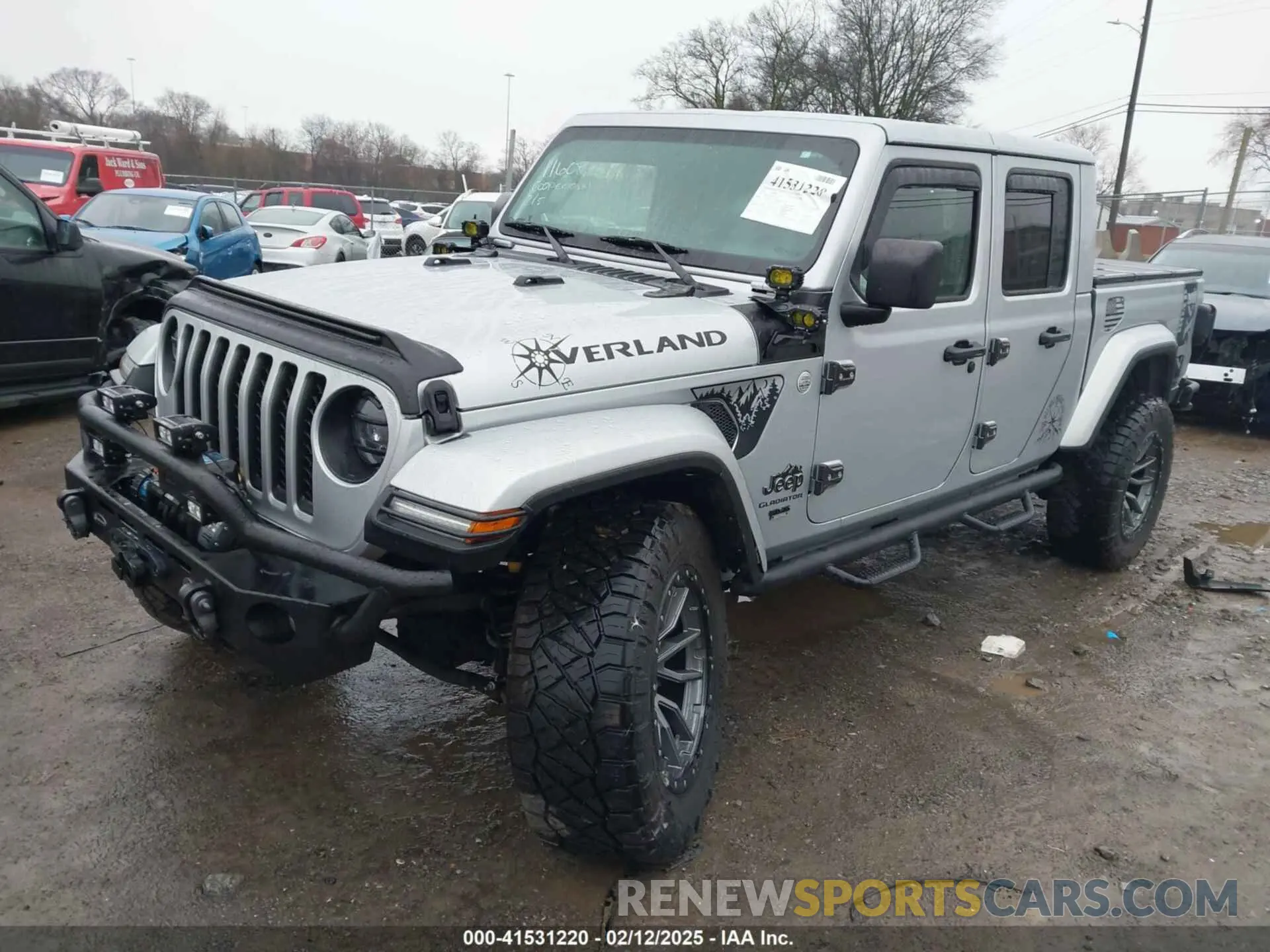 2 Photograph of a damaged car 1C6HJTFG6NL115527 JEEP GLADIATOR 2022