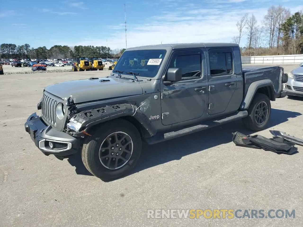 1 Photograph of a damaged car 1C6HJTFG7NL164641 JEEP GLADIATOR 2022