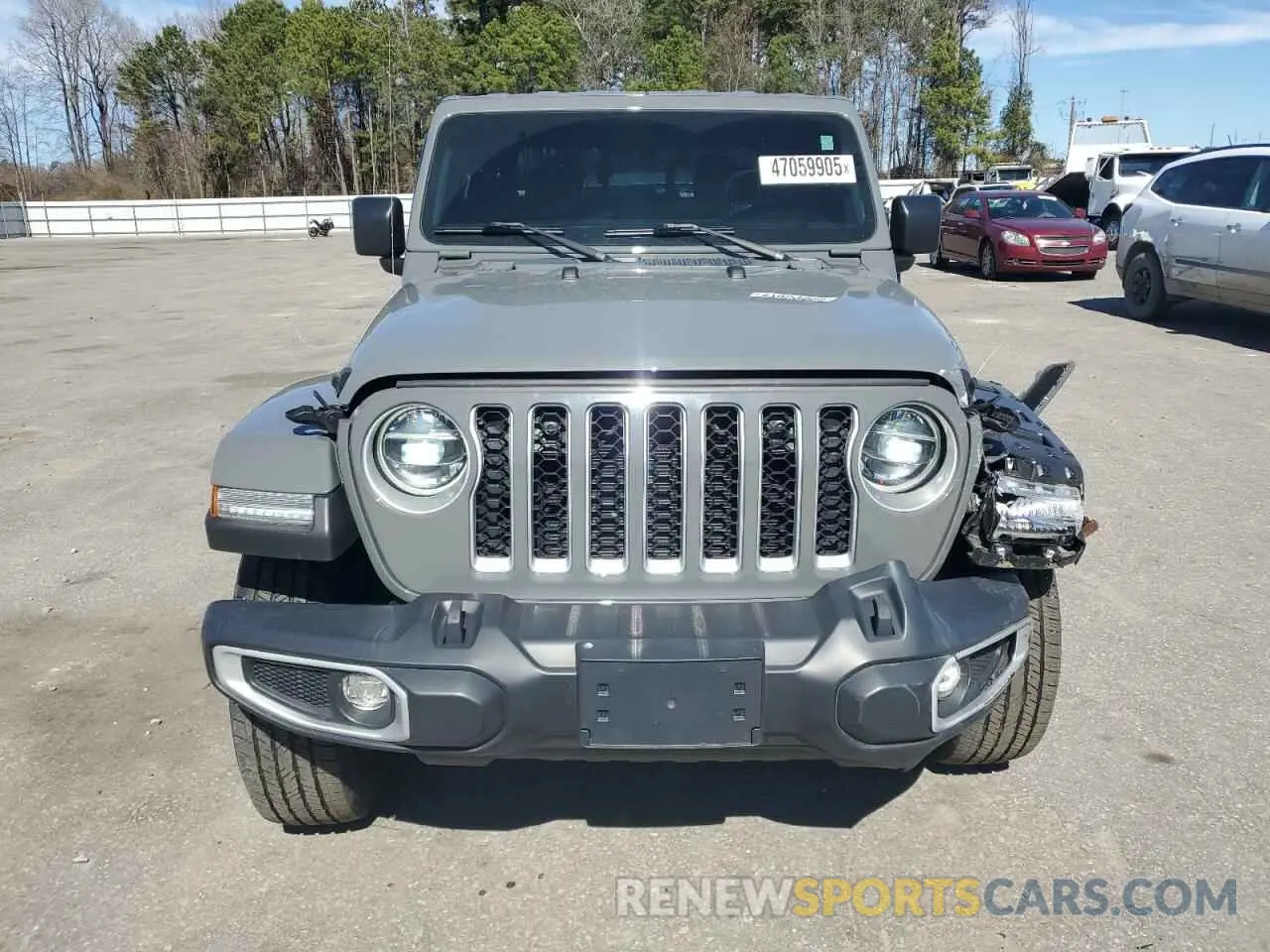 5 Photograph of a damaged car 1C6HJTFG7NL164641 JEEP GLADIATOR 2022