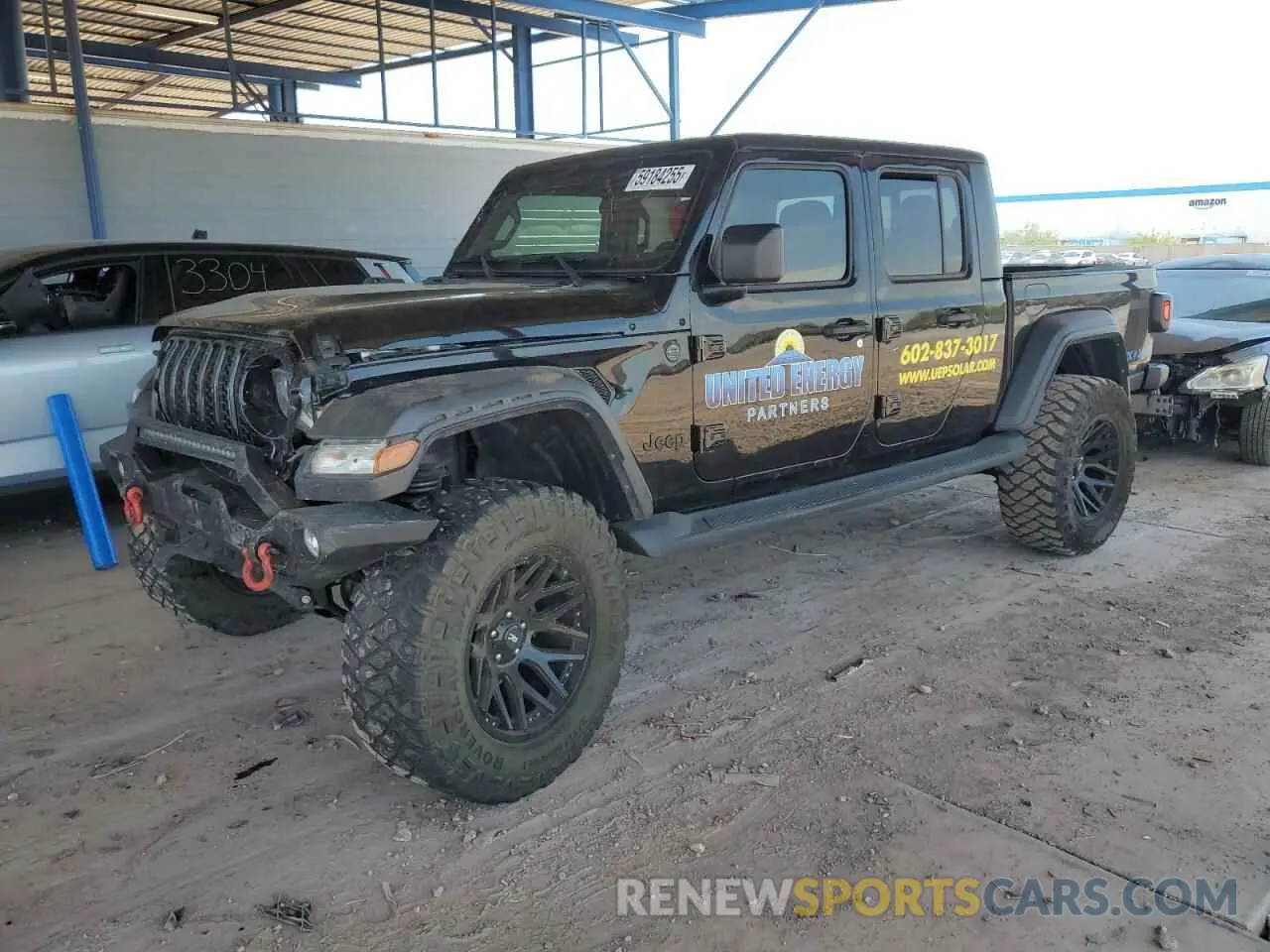 1 Photograph of a damaged car 1C6JJTAG3NL150776 JEEP GLADIATOR 2022