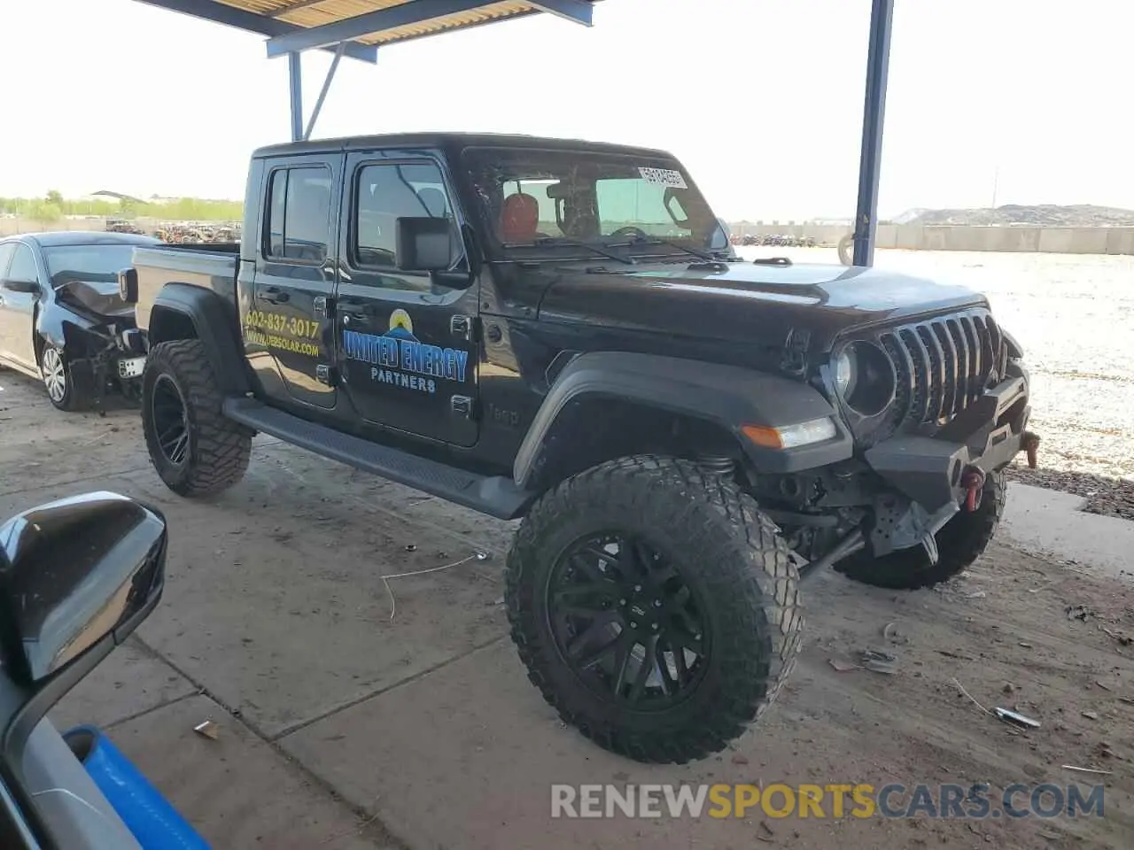 4 Photograph of a damaged car 1C6JJTAG3NL150776 JEEP GLADIATOR 2022