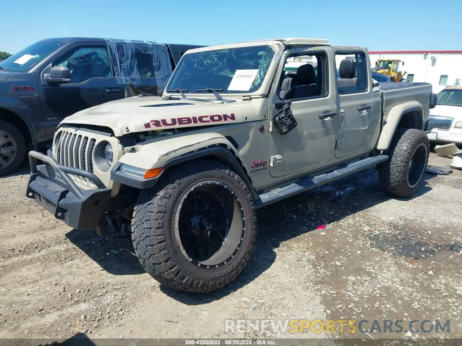 2 Photograph of a damaged car 1C6JJTBG3NL171609 JEEP GLADIATOR 2022