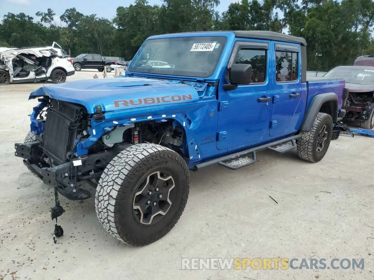 1 Photograph of a damaged car 1C6JJTBG4NL111323 JEEP GLADIATOR 2022