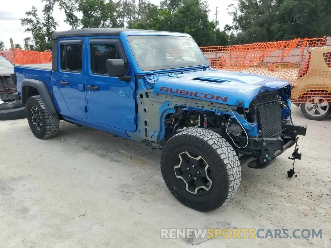 4 Photograph of a damaged car 1C6JJTBG4NL111323 JEEP GLADIATOR 2022