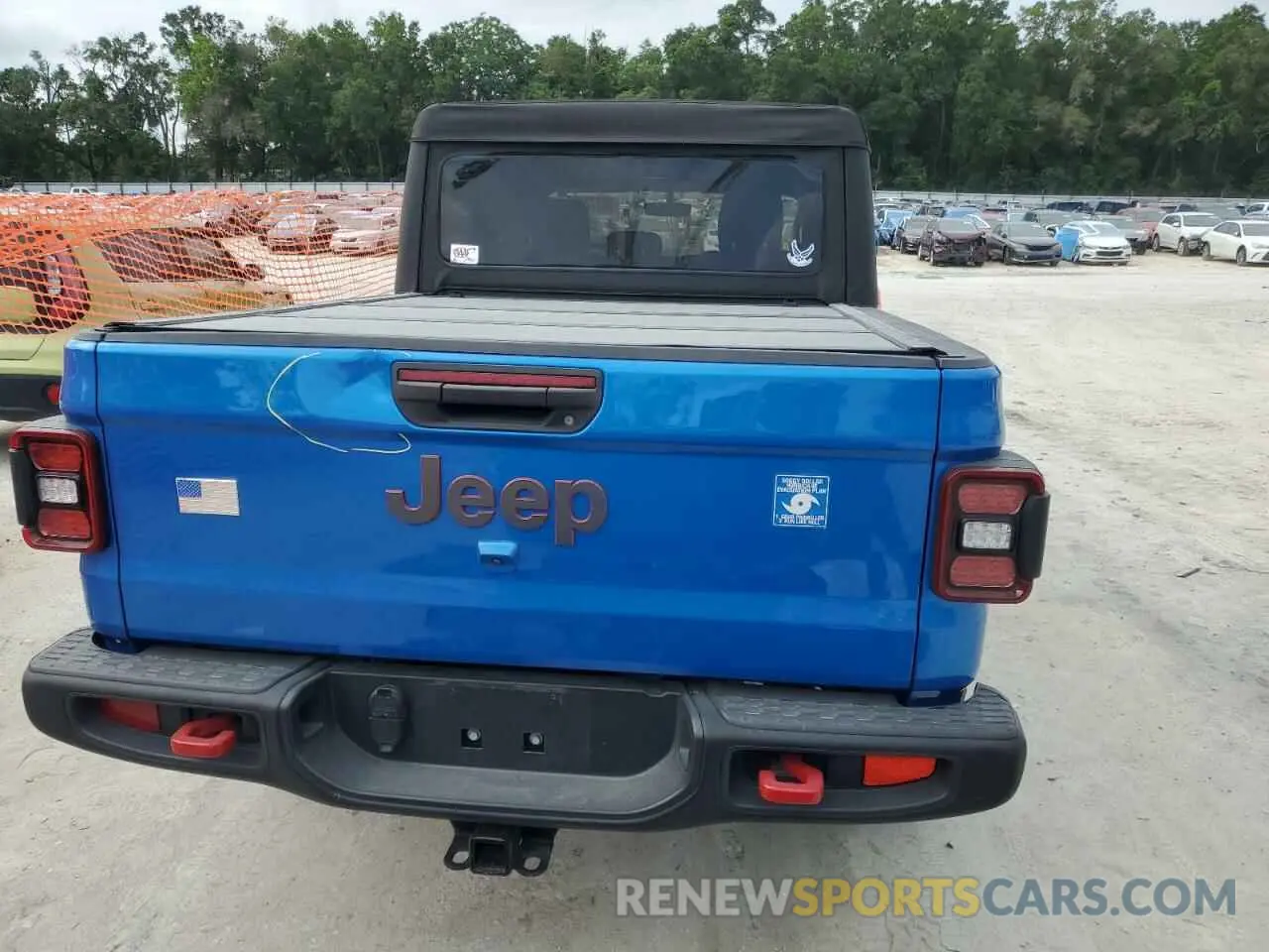 6 Photograph of a damaged car 1C6JJTBG4NL111323 JEEP GLADIATOR 2022
