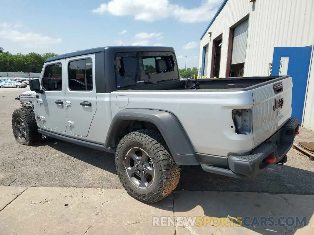 2 Photograph of a damaged car 1C6JJTBG6NL104521 JEEP GLADIATOR 2022