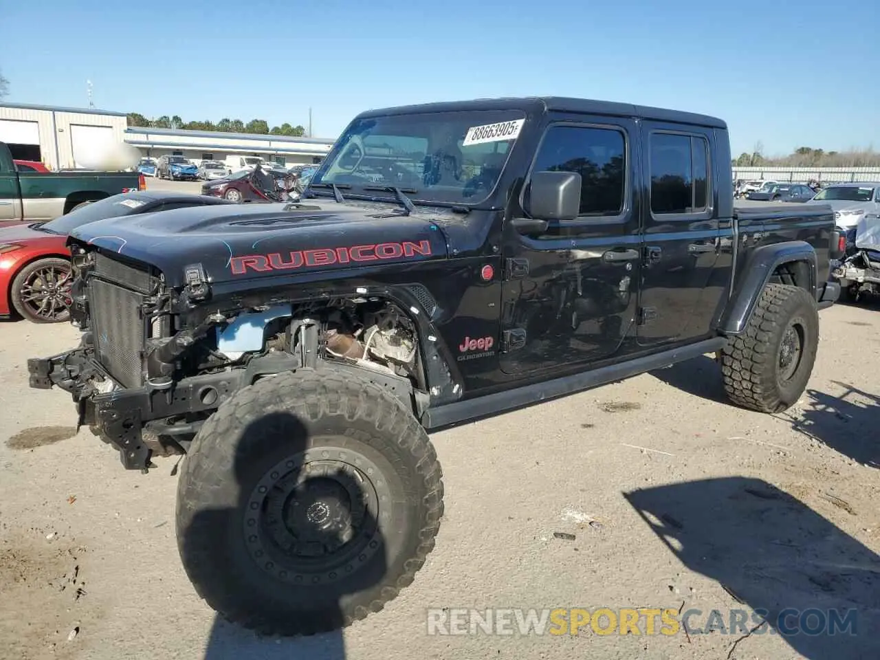 1 Photograph of a damaged car 1C6JJTBG6NL124641 JEEP GLADIATOR 2022