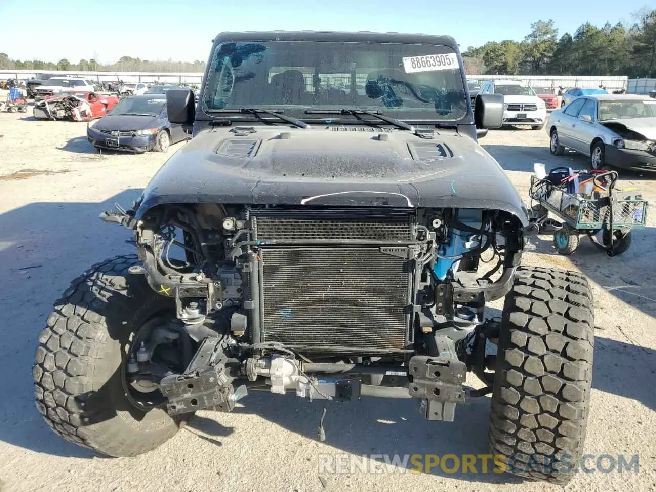 5 Photograph of a damaged car 1C6JJTBG6NL124641 JEEP GLADIATOR 2022