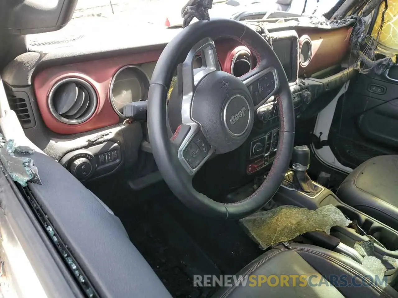 8 Photograph of a damaged car 1C6JJTBM3NL107950 JEEP GLADIATOR 2022