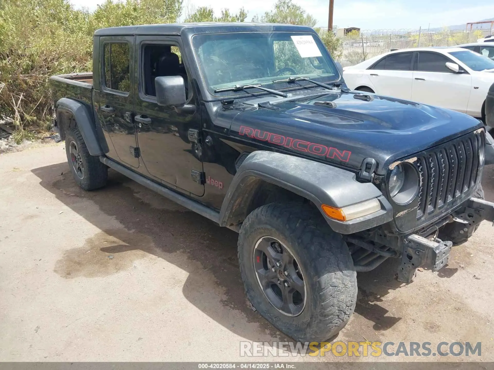 1 Photograph of a damaged car 1C6JJTBM3NL165377 JEEP GLADIATOR 2022
