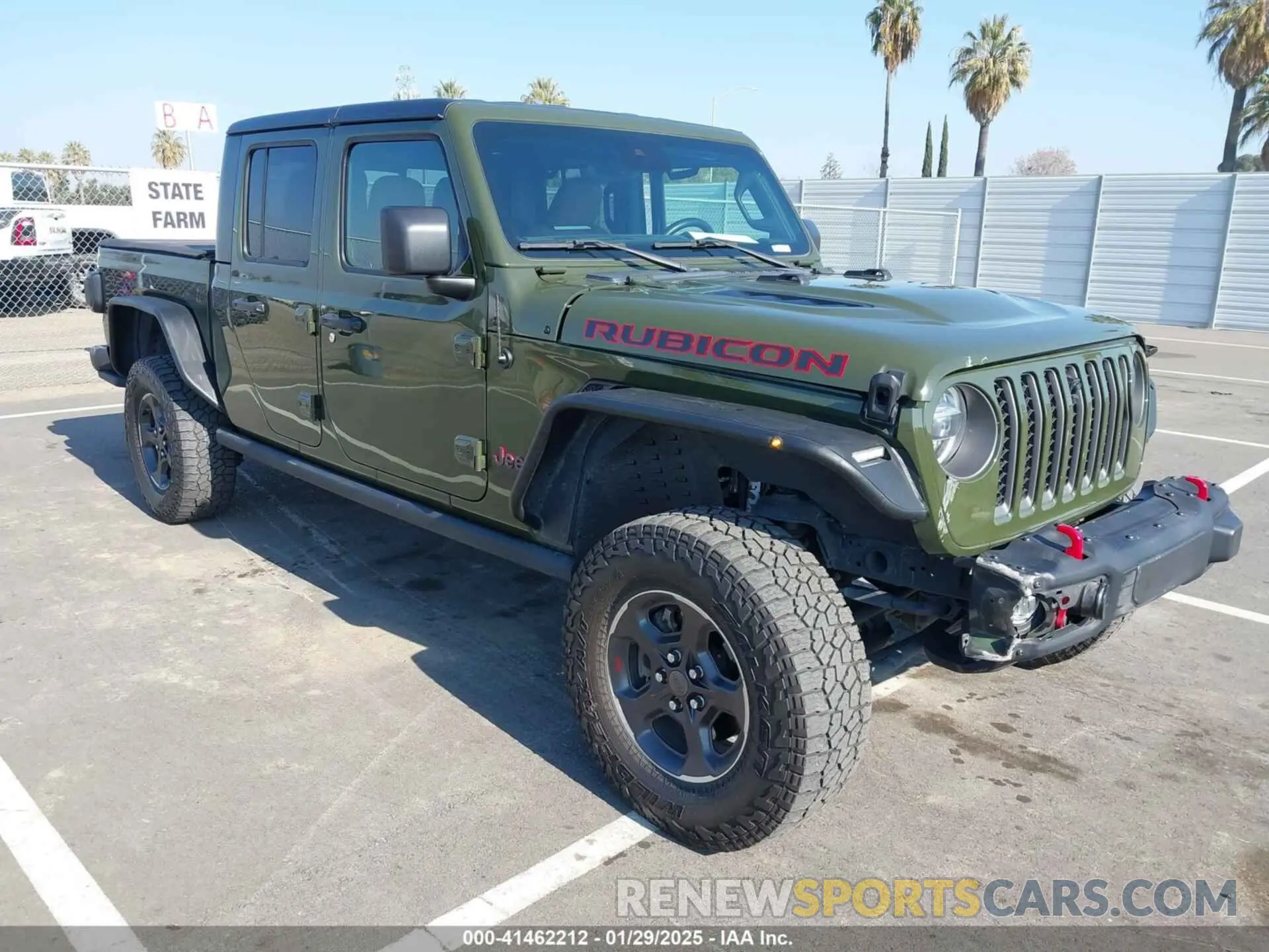 1 Photograph of a damaged car 1C6JJTBM3NL182454 JEEP GLADIATOR 2022