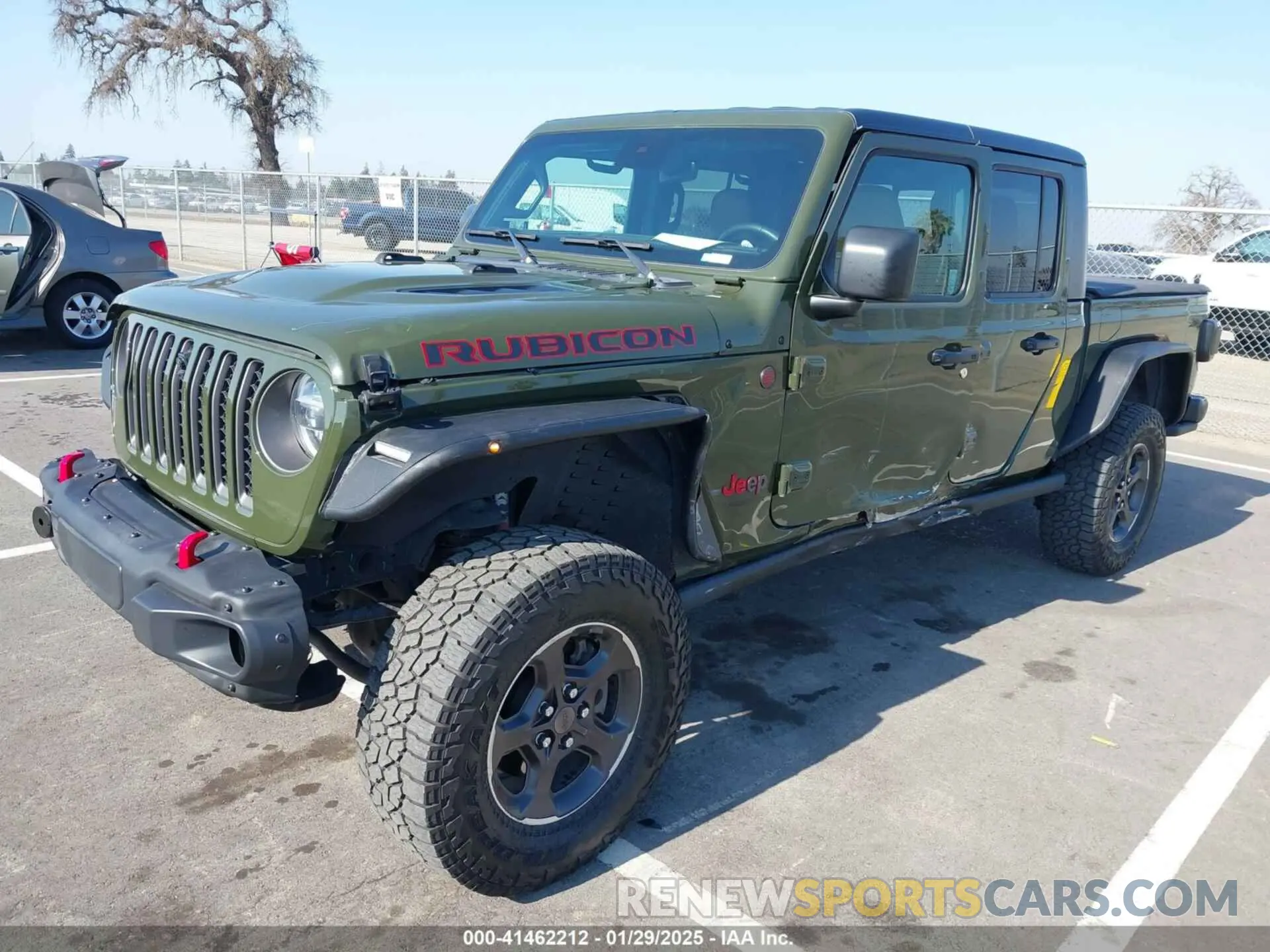 2 Photograph of a damaged car 1C6JJTBM3NL182454 JEEP GLADIATOR 2022