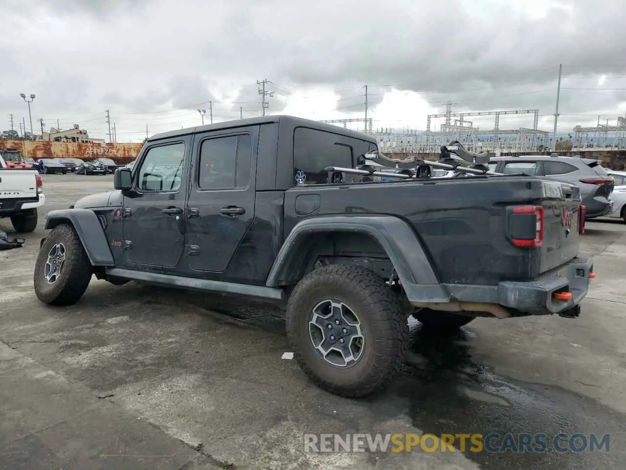 2 Photograph of a damaged car 1C6JJTEG0NL166623 JEEP GLADIATOR 2022