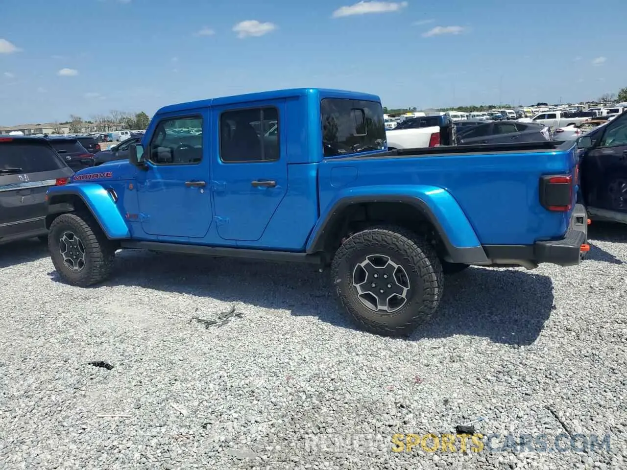 2 Photograph of a damaged car 1C6JJTEG2NL172679 JEEP GLADIATOR 2022