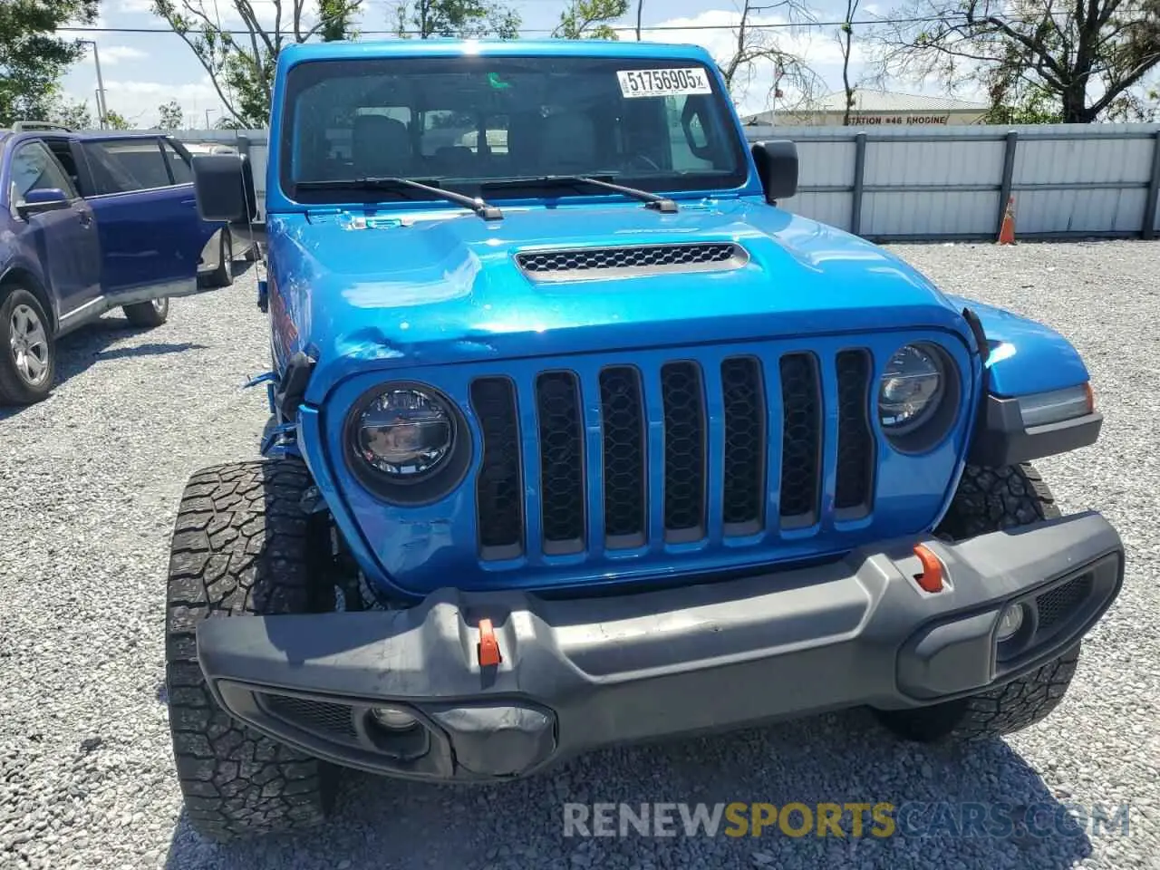 5 Photograph of a damaged car 1C6JJTEG2NL172679 JEEP GLADIATOR 2022