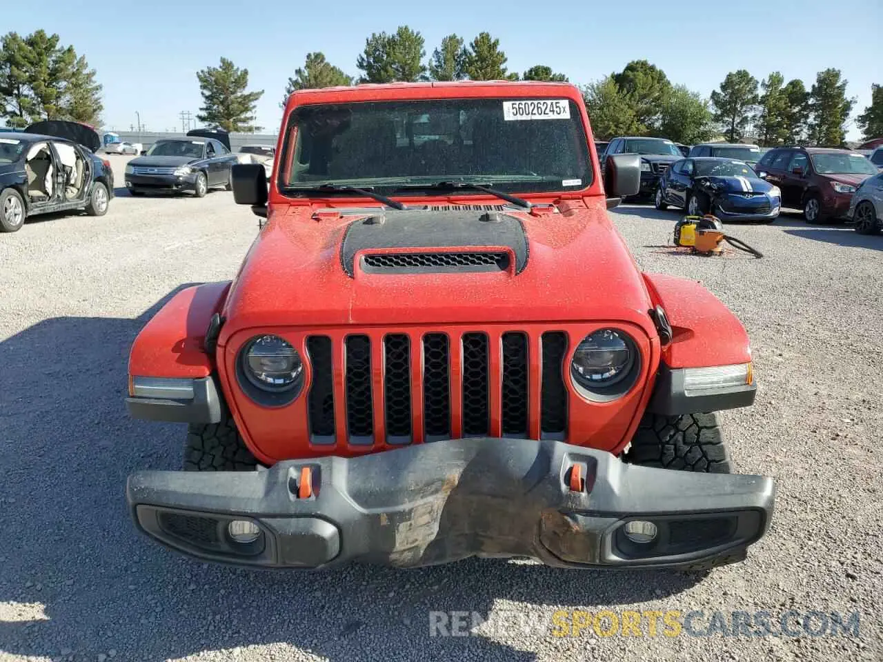 5 Photograph of a damaged car 1C6JJTEG3NL131011 JEEP GLADIATOR 2022