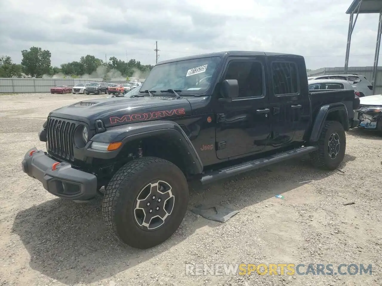 1 Photograph of a damaged car 1C6JJTEG4NL101757 JEEP GLADIATOR 2022