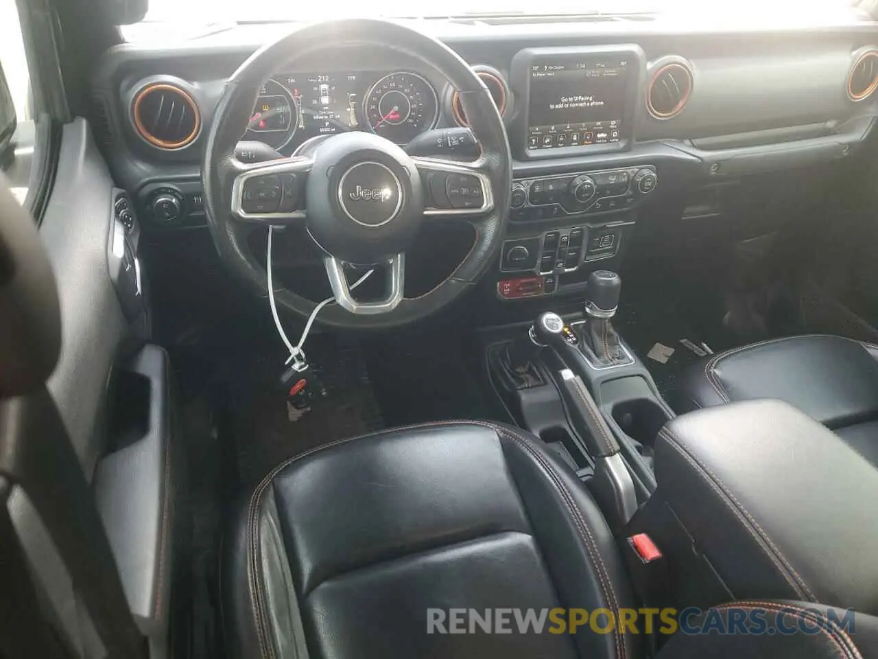 8 Photograph of a damaged car 1C6JJTEG4NL101757 JEEP GLADIATOR 2022