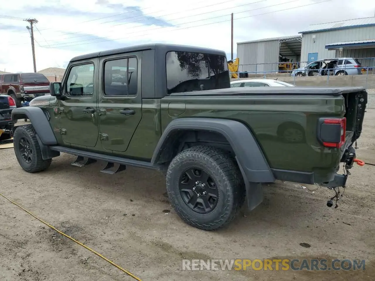 2 Photograph of a damaged car 1C6JJTEG4NL162087 JEEP GLADIATOR 2022