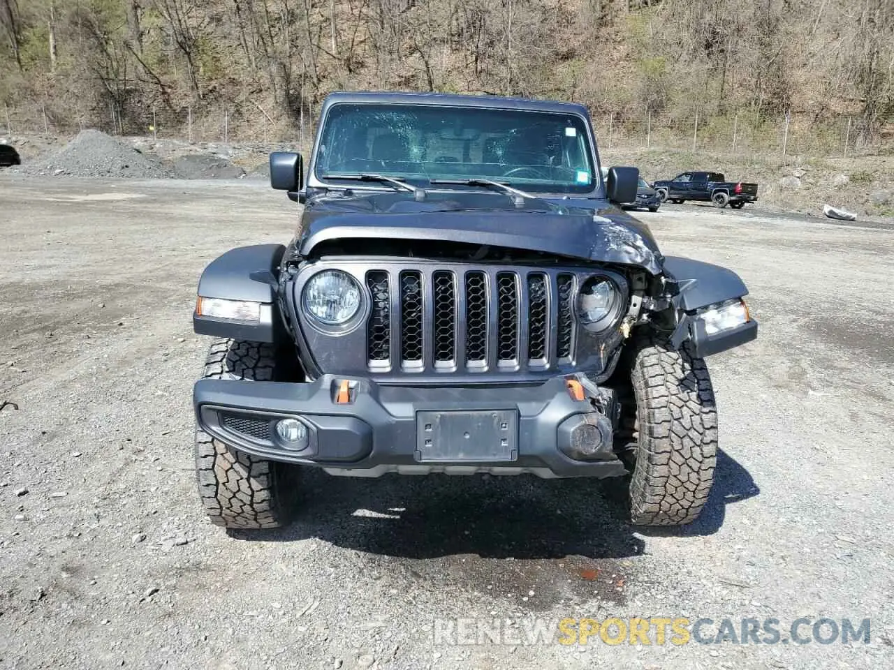 5 Photograph of a damaged car 1C6JJTEG4NL163076 JEEP GLADIATOR 2022