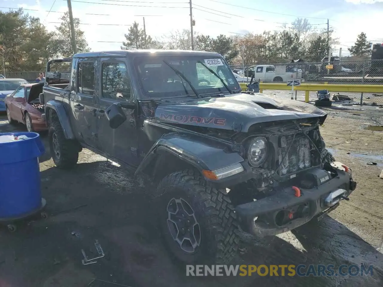 4 Photograph of a damaged car 1C6JJTEG7NL155456 JEEP GLADIATOR 2022