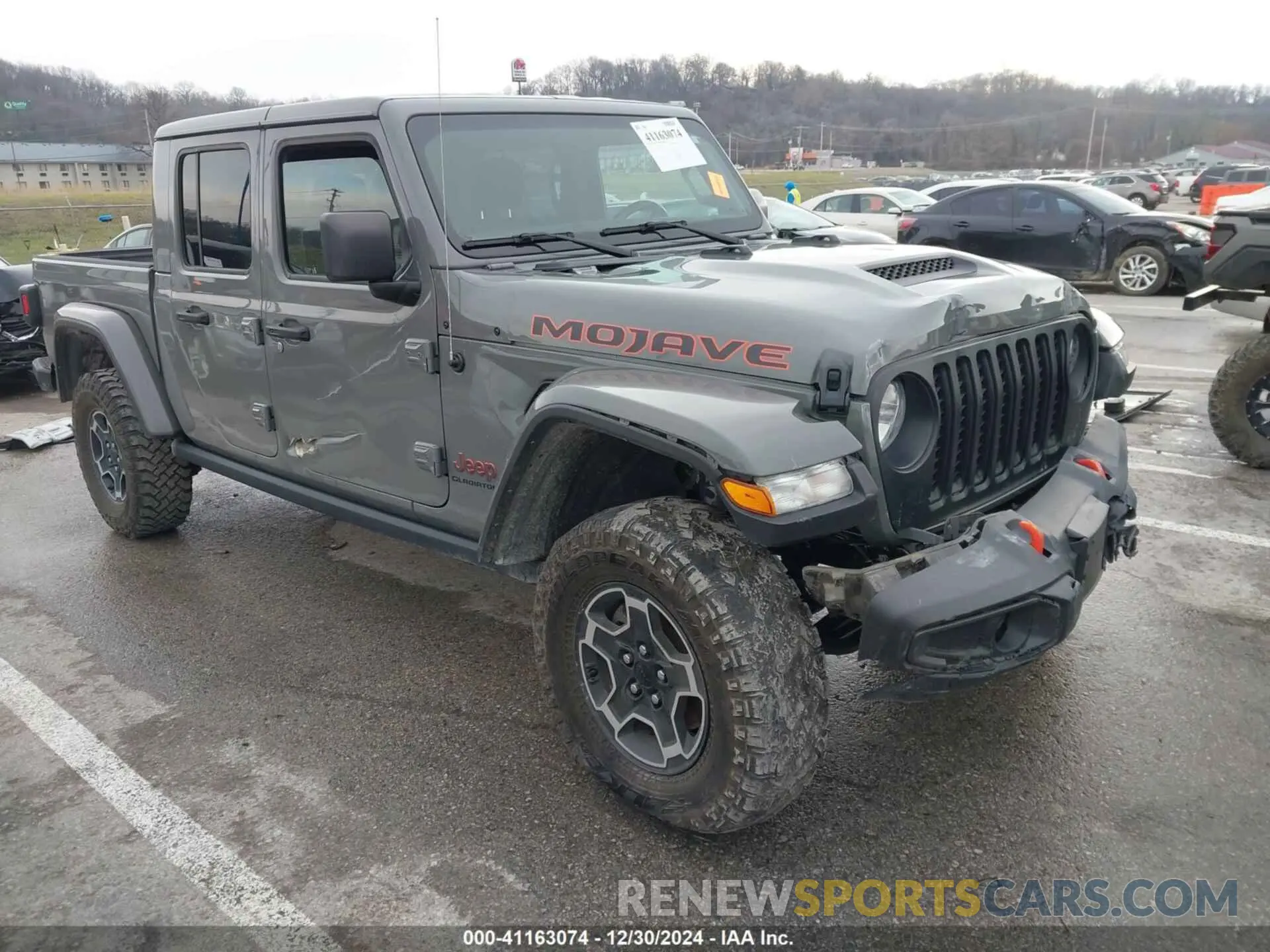 1 Photograph of a damaged car 1C6JJTEG8NL130971 JEEP GLADIATOR 2022