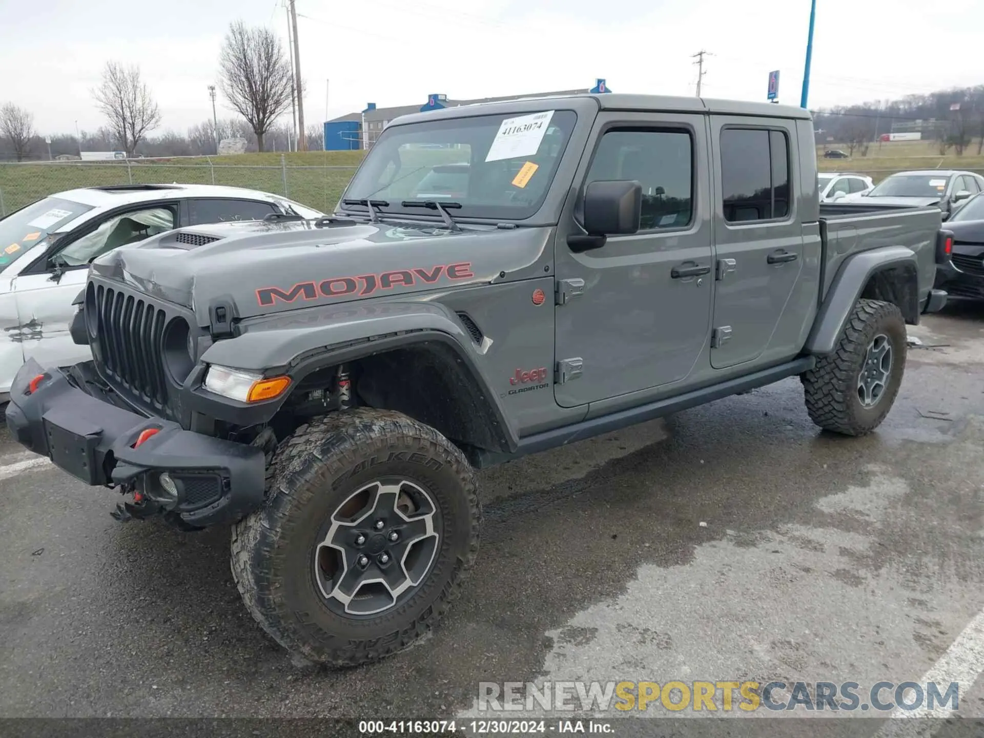 2 Photograph of a damaged car 1C6JJTEG8NL130971 JEEP GLADIATOR 2022