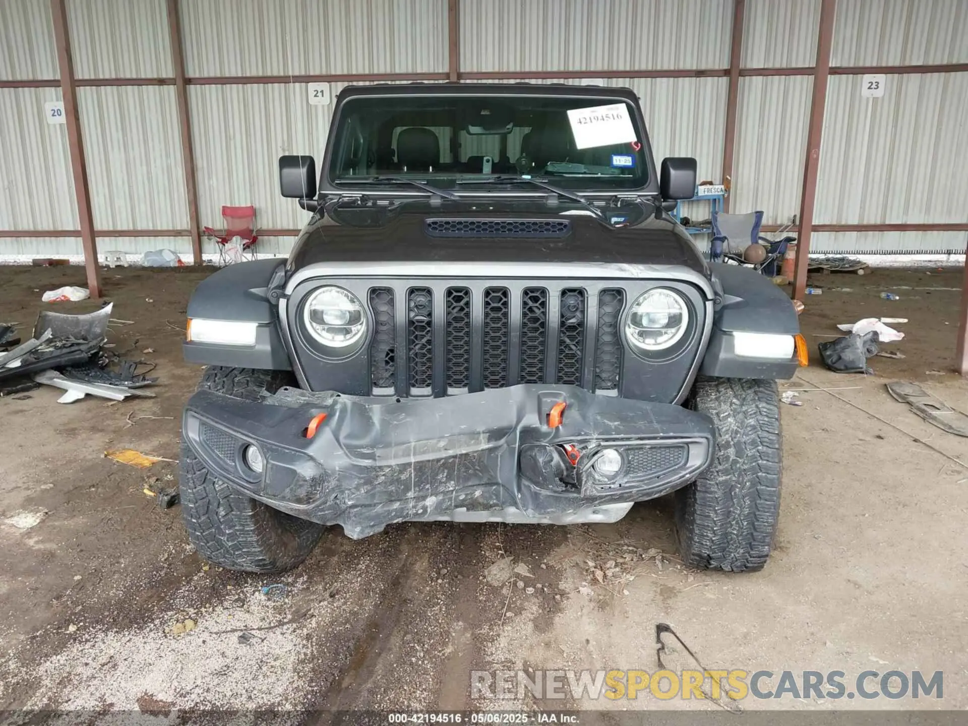 6 Photograph of a damaged car 1C6JJTEG8NL182360 JEEP GLADIATOR 2022