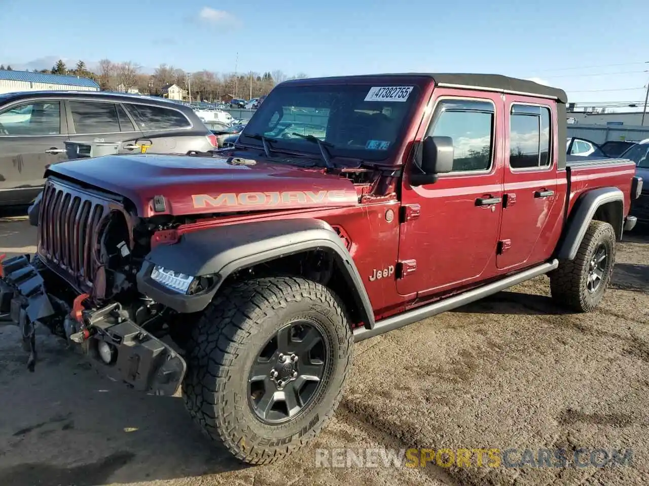 1 Photograph of a damaged car 1C6JJTEG9NL110647 JEEP GLADIATOR 2022