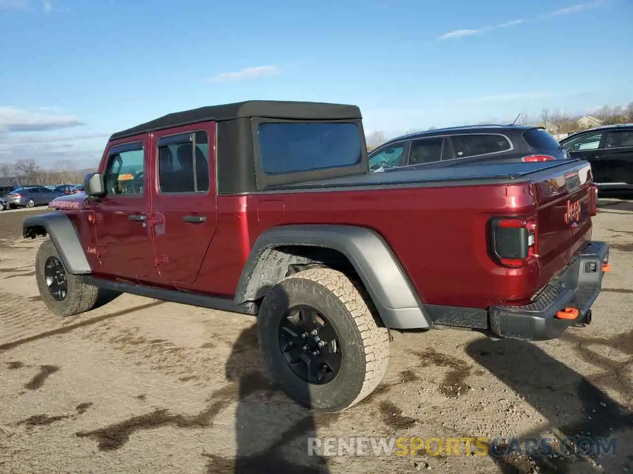 2 Photograph of a damaged car 1C6JJTEG9NL110647 JEEP GLADIATOR 2022