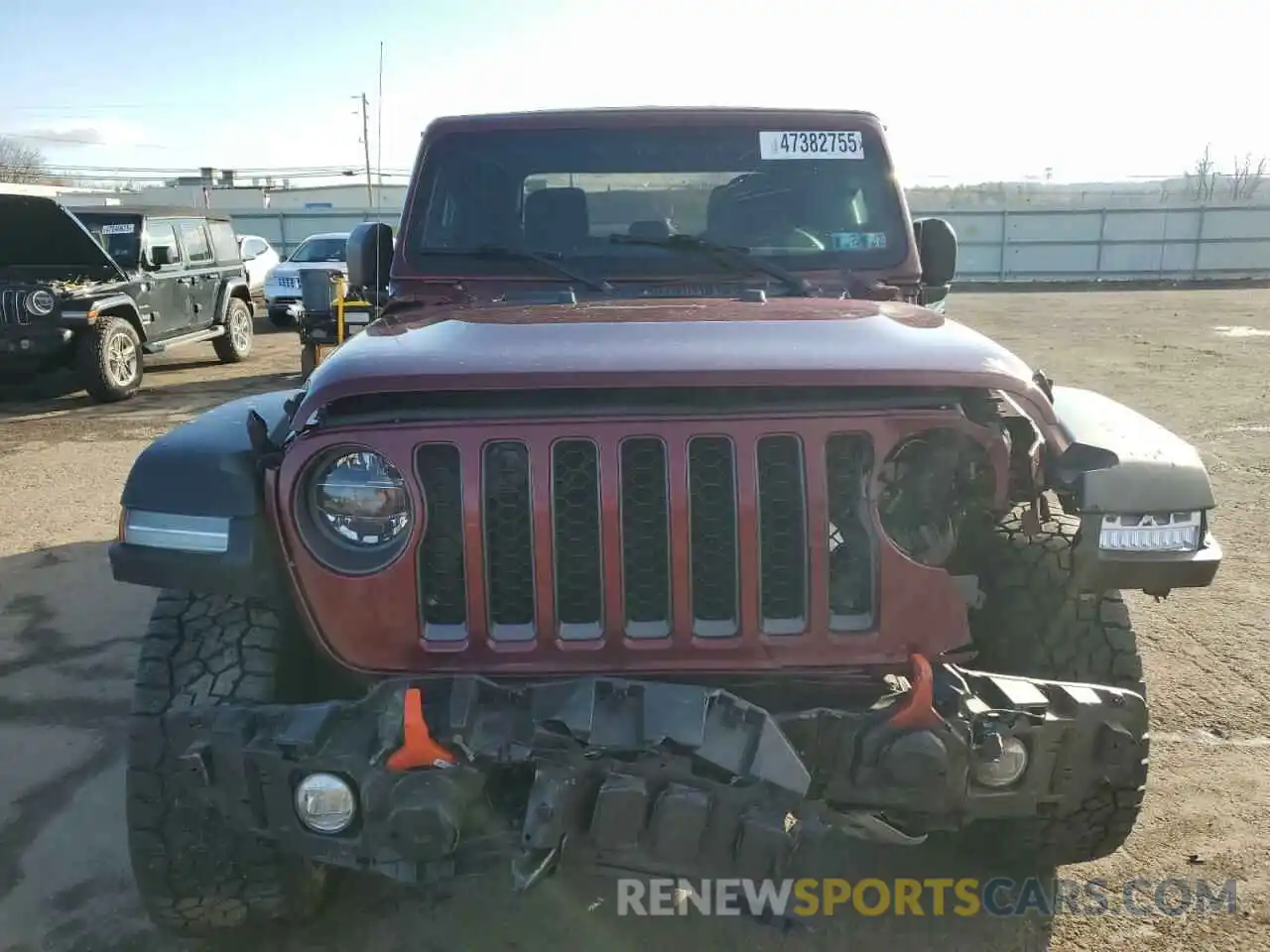 5 Photograph of a damaged car 1C6JJTEG9NL110647 JEEP GLADIATOR 2022