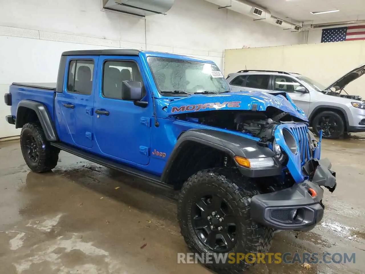 4 Photograph of a damaged car 1C6JJTEGXNL129496 JEEP GLADIATOR 2022