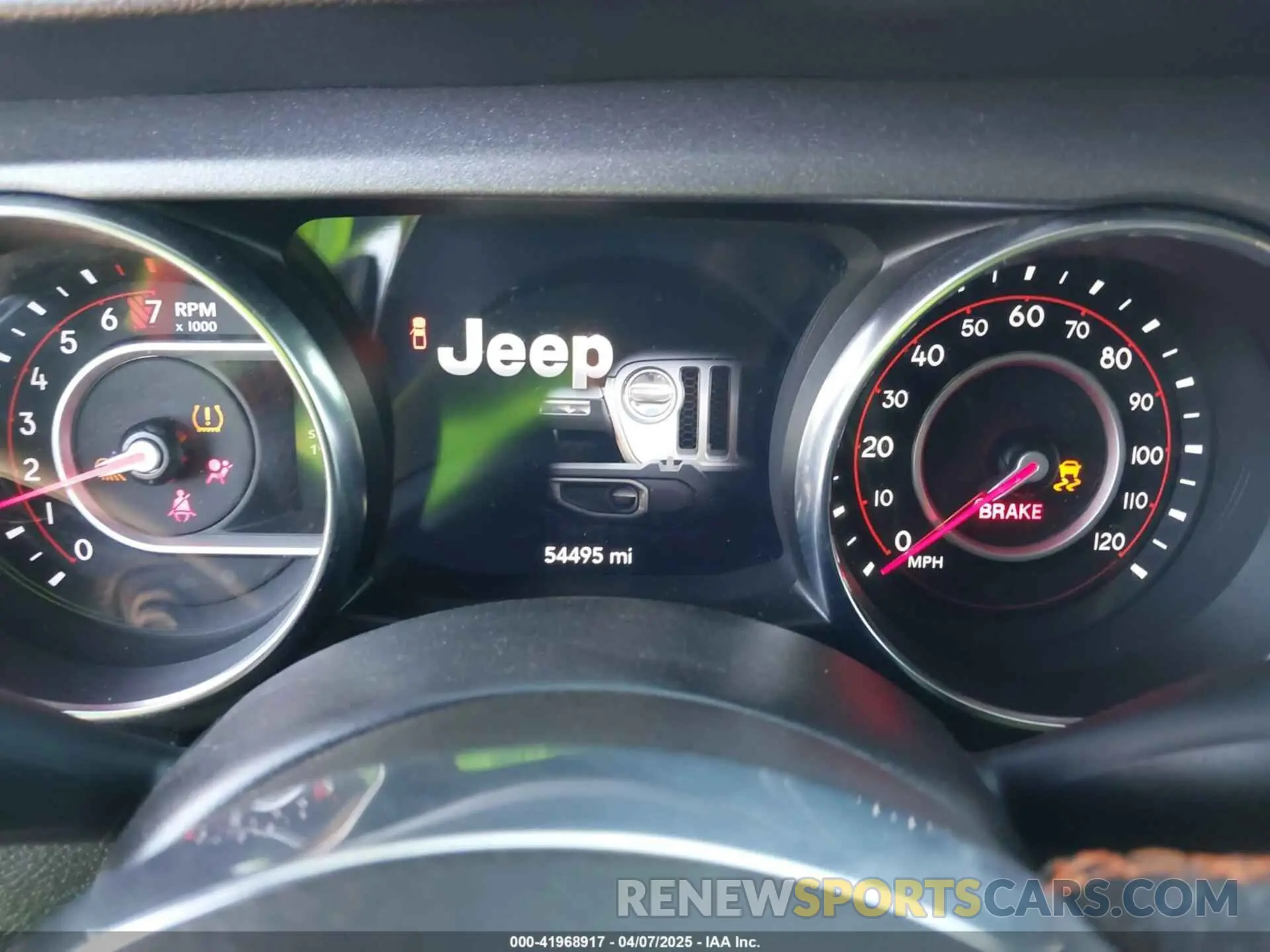 7 Photograph of a damaged car 1C6JJTEGXNL155838 JEEP GLADIATOR 2022