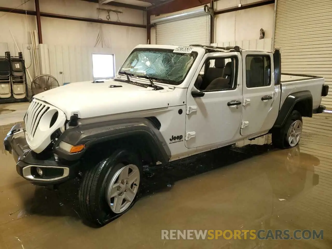 1 Photograph of a damaged car 1C6HJTAG0PL523306 JEEP GLADIATOR 2023