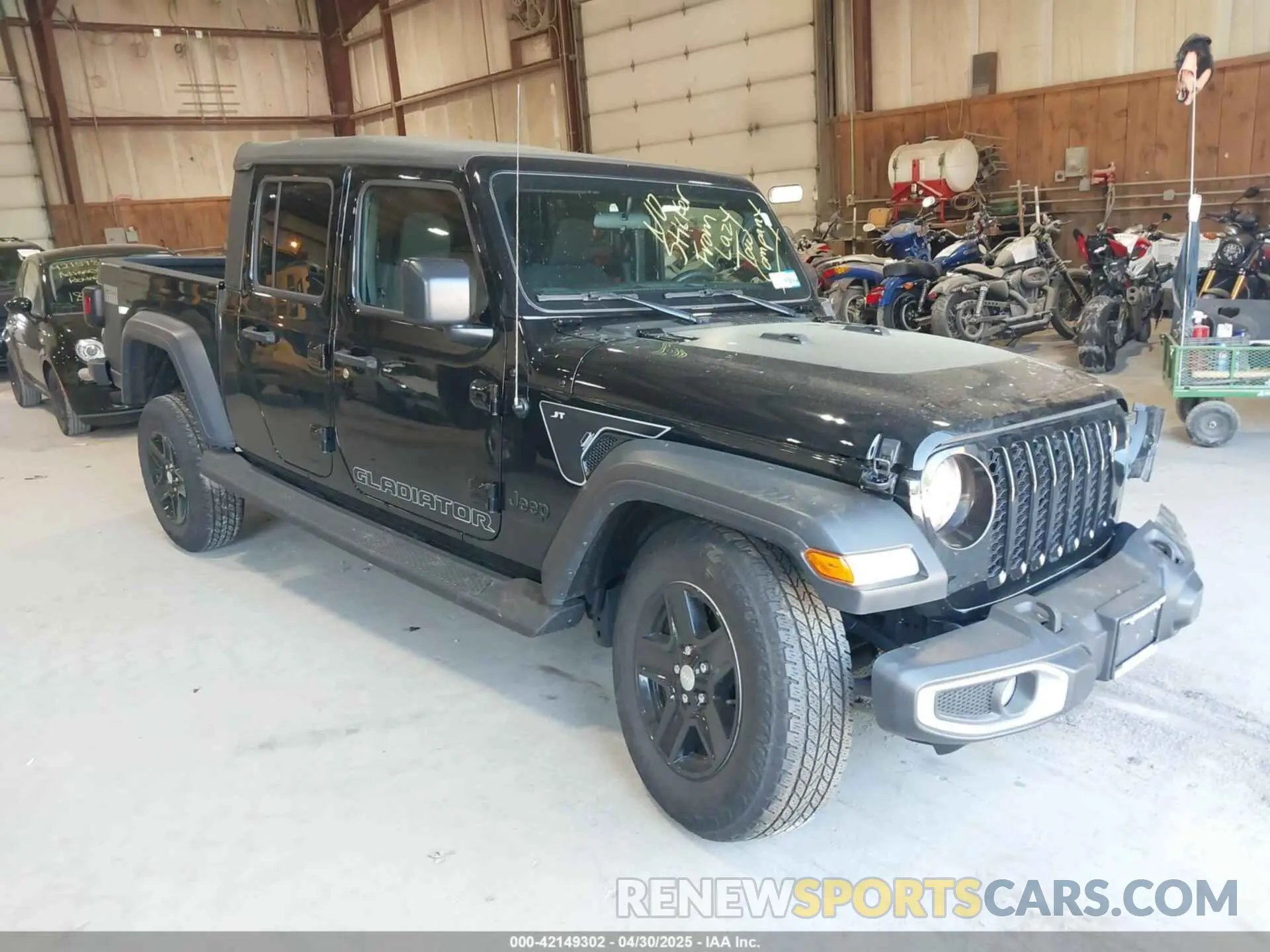 1 Photograph of a damaged car 1C6HJTAG1PL500942 JEEP GLADIATOR 2023