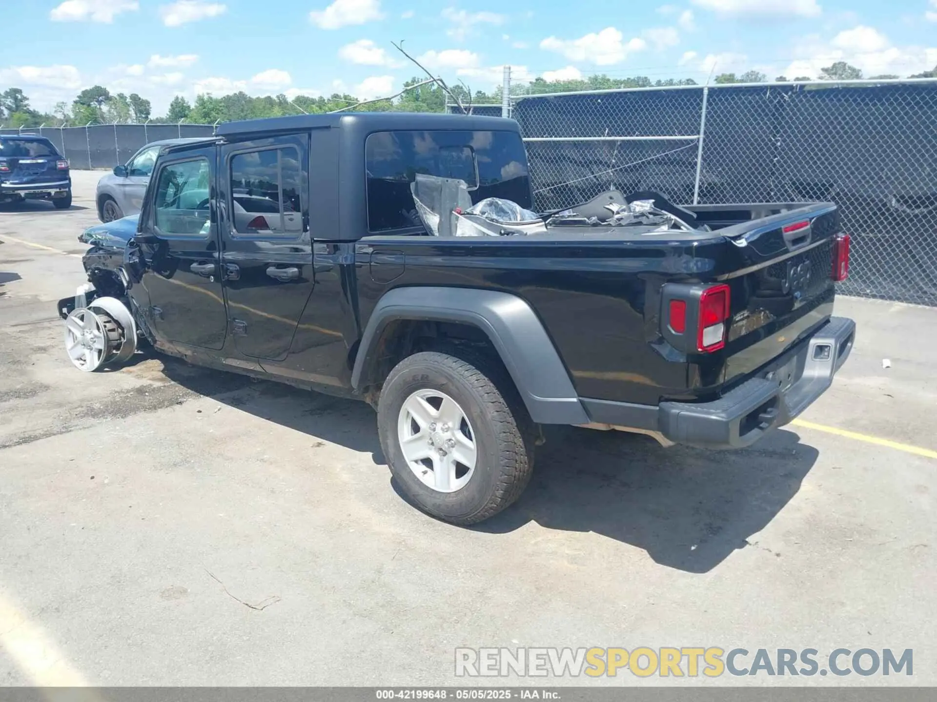 3 Photograph of a damaged car 1C6HJTAG2PL534176 JEEP GLADIATOR 2023