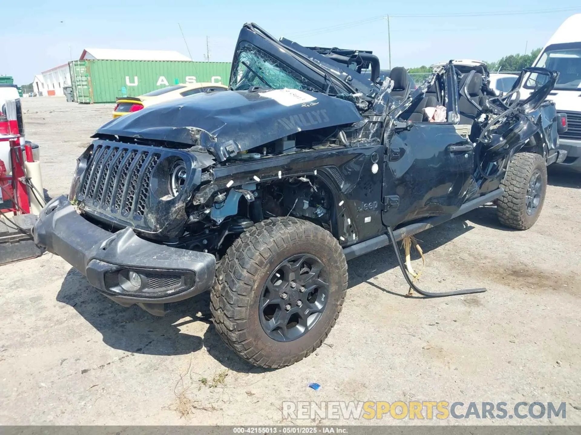 2 Photograph of a damaged car 1C6HJTAG2PL544870 JEEP GLADIATOR 2023