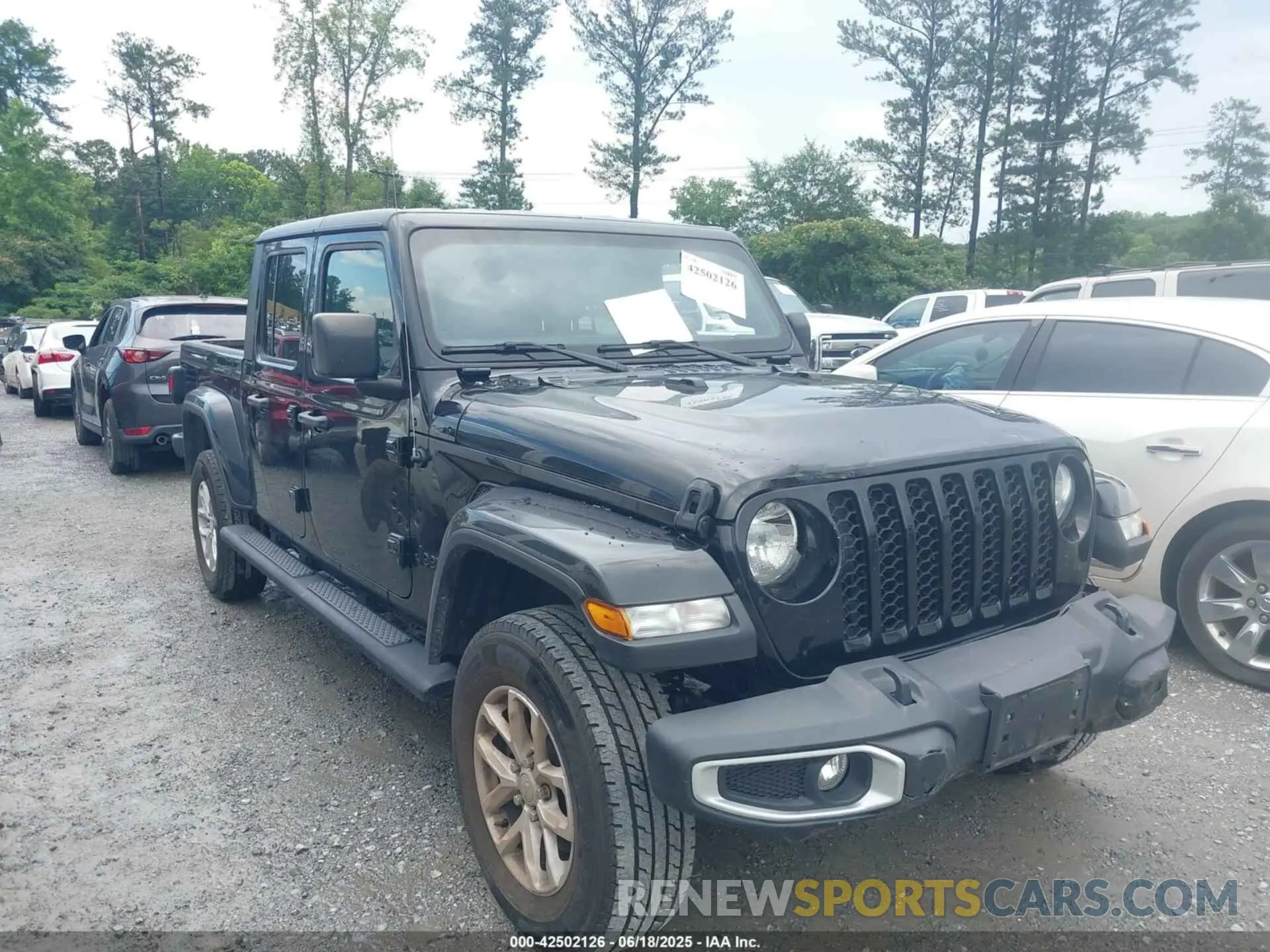 1 Photograph of a damaged car 1C6HJTAG3PL521954 JEEP GLADIATOR 2023