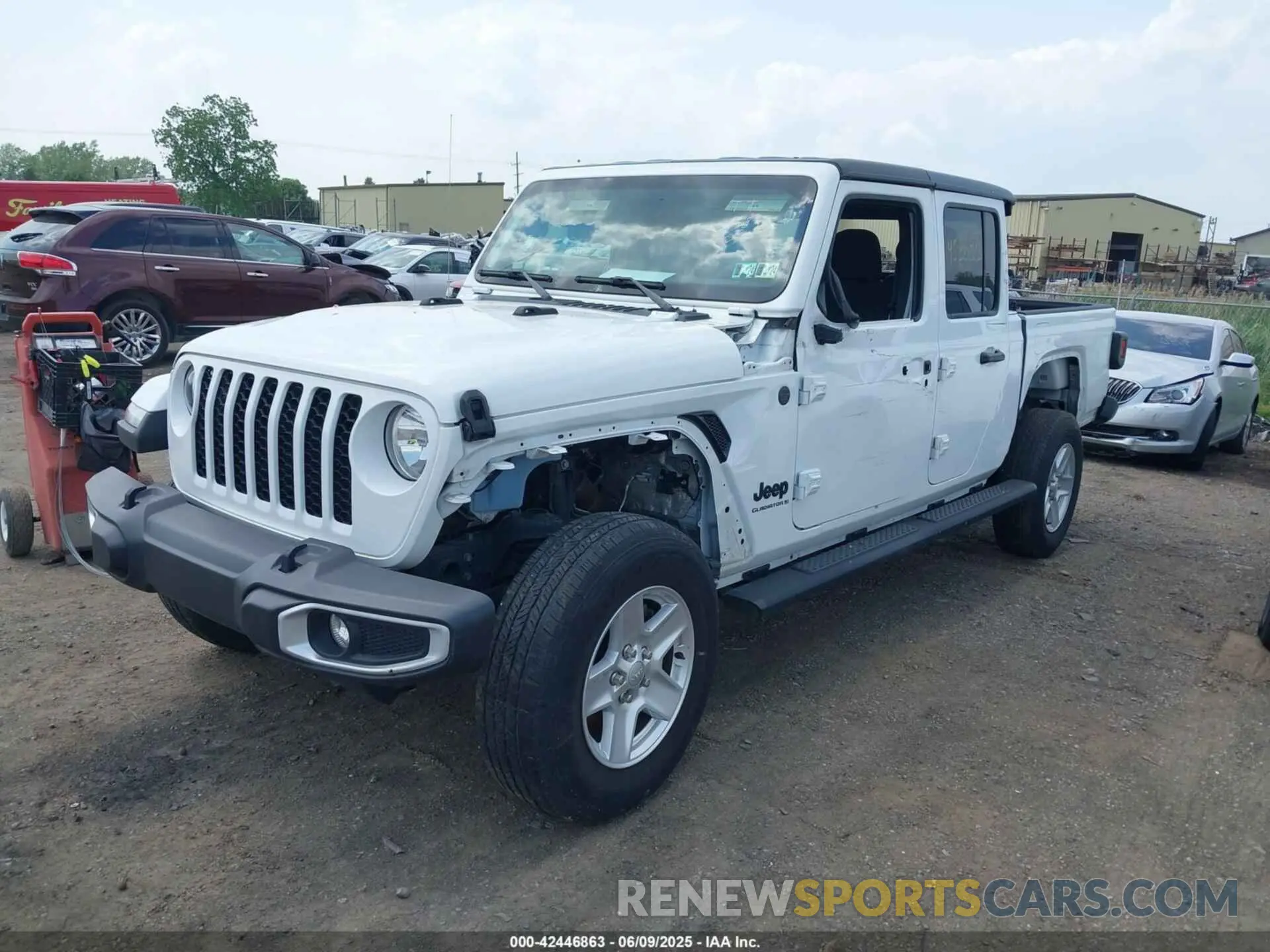 2 Photograph of a damaged car 1C6HJTAG3PL532694 JEEP GLADIATOR 2023