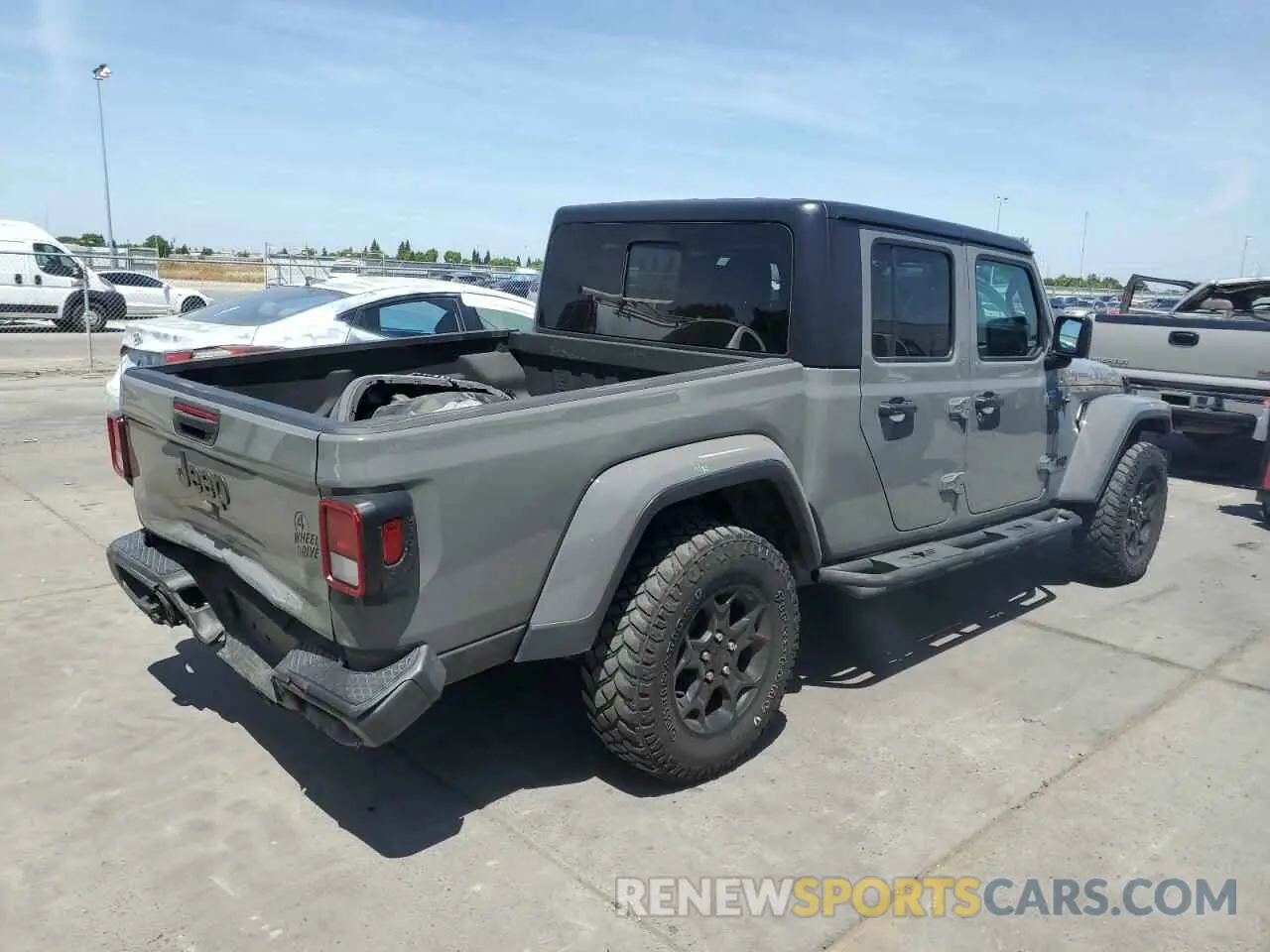 3 Photograph of a damaged car 1C6HJTAG3PL552959 JEEP GLADIATOR 2023