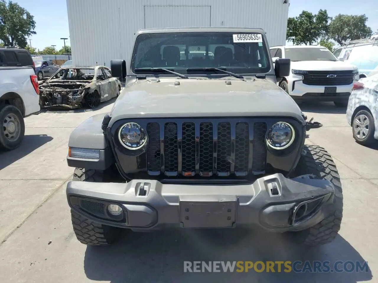 5 Photograph of a damaged car 1C6HJTAG3PL552959 JEEP GLADIATOR 2023