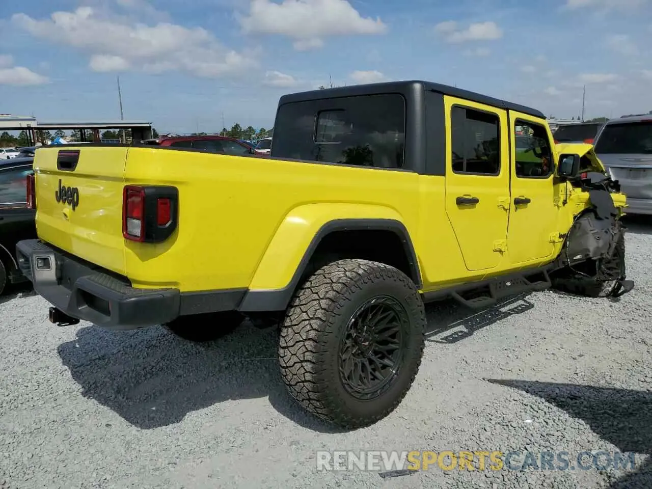 3 Photograph of a damaged car 1C6HJTAG3PL572662 JEEP GLADIATOR 2023