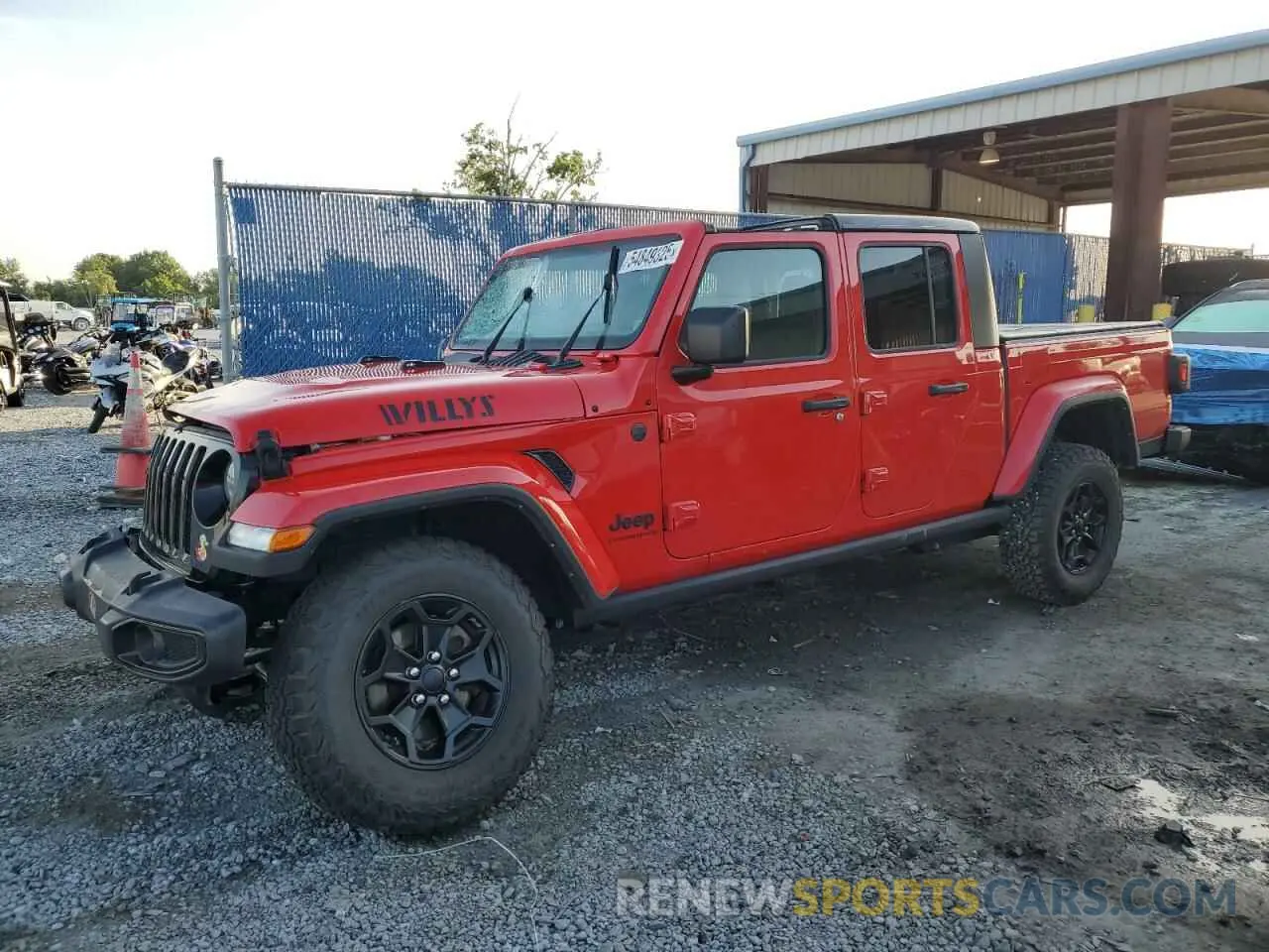1 Photograph of a damaged car 1C6HJTAG4PL507772 JEEP GLADIATOR 2023