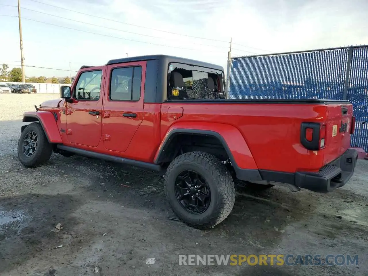 2 Photograph of a damaged car 1C6HJTAG4PL507772 JEEP GLADIATOR 2023