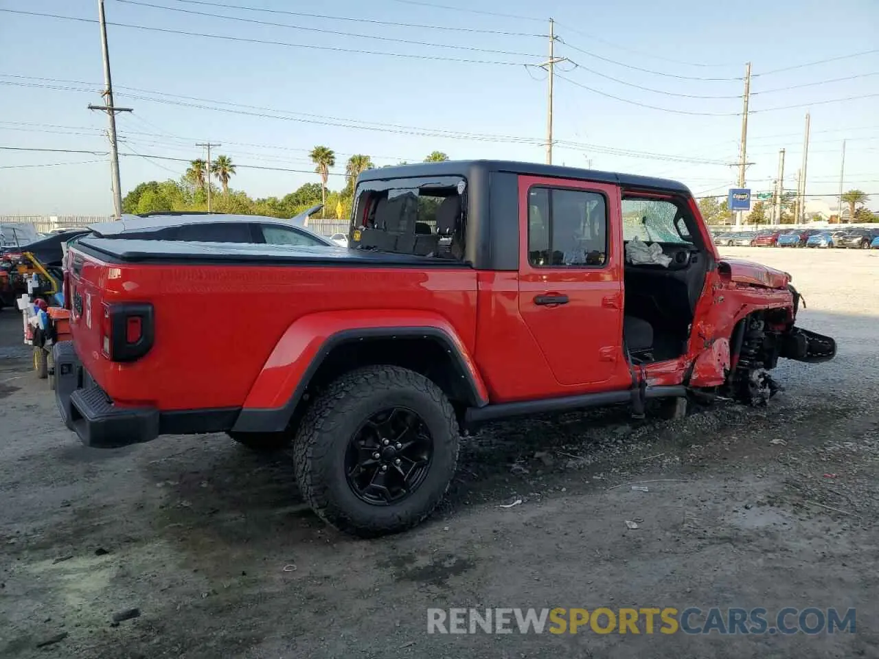 3 Photograph of a damaged car 1C6HJTAG4PL507772 JEEP GLADIATOR 2023