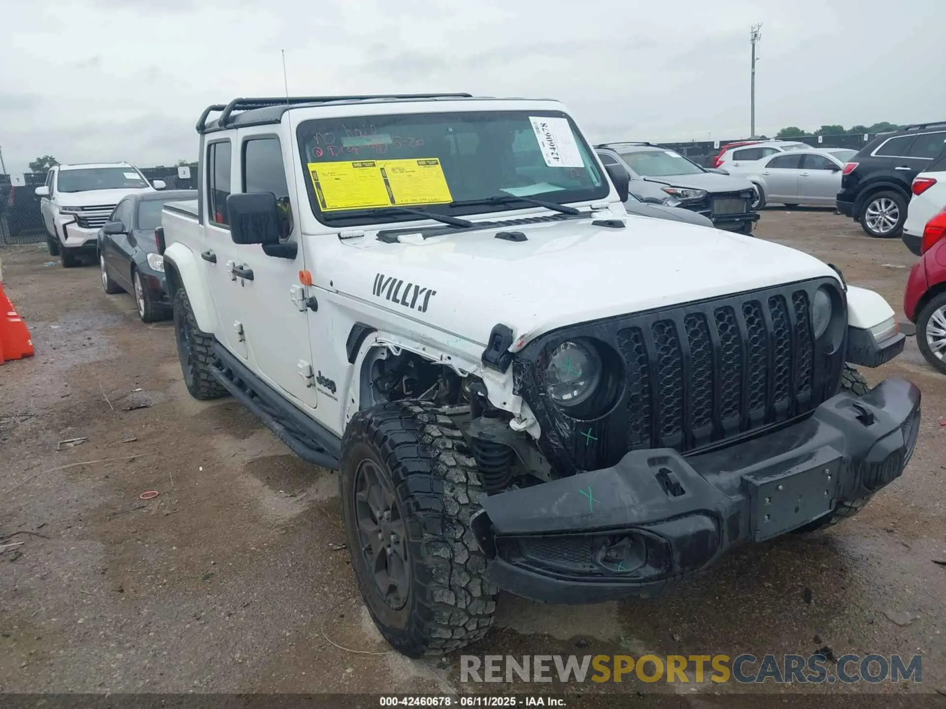 1 Photograph of a damaged car 1C6HJTAG4PL529559 JEEP GLADIATOR 2023