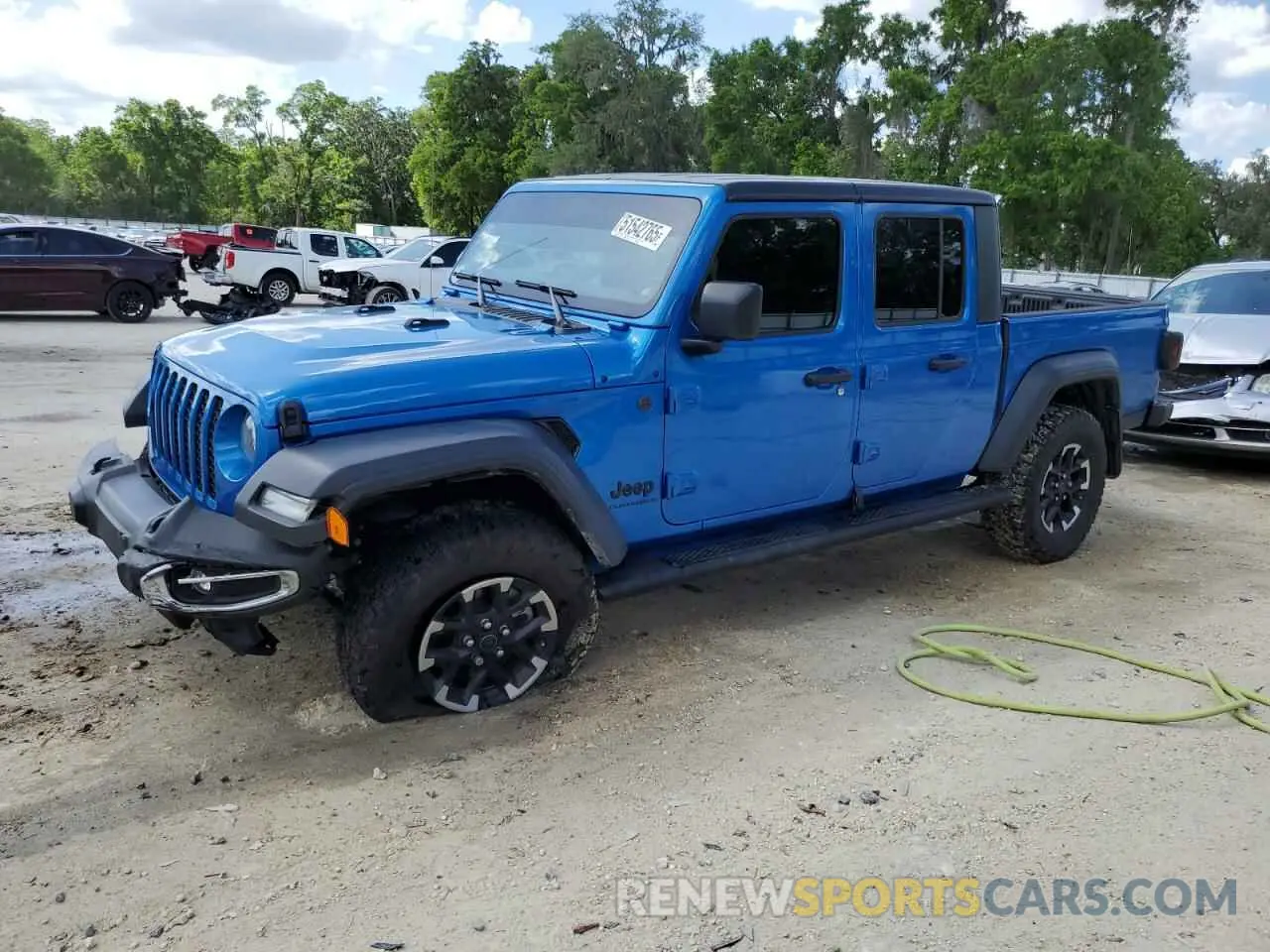 1 Photograph of a damaged car 1C6HJTAG4PL562366 JEEP GLADIATOR 2023