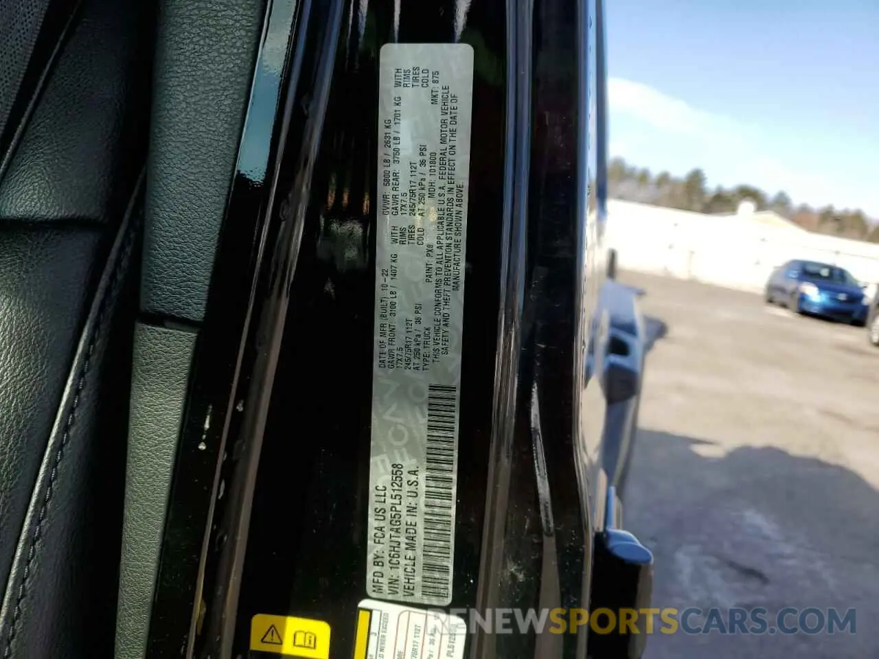 14 Photograph of a damaged car 1C6HJTAG5PL512558 JEEP GLADIATOR 2023