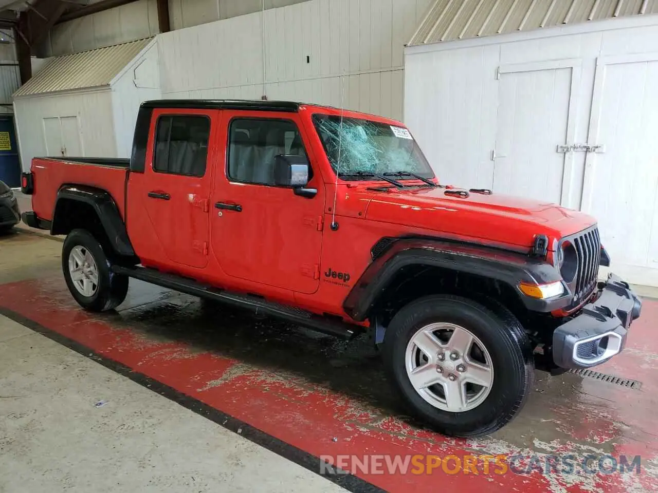 4 Photograph of a damaged car 1C6HJTAG5PL521017 JEEP GLADIATOR 2023